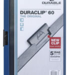 KLEMMAP DURABLE 2209 A4 PL/TR 6MM DONKERBLAUW