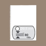 DRAADRUG GBC 9.5MM 34RINGS A4 WIT