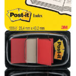INDEXTABS 3M POST-IT 6802RED MEDIUM ROOD