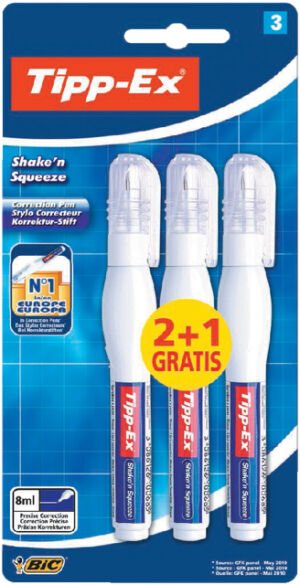 CORRECTIEPEN TIPP-EX SHAKE 'N SQUEEZE 8ML