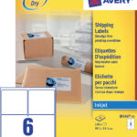 ETIKET AVERY J8166-25 99.1X93.1MM 150ST
