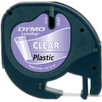 LABELTAPE DYMO 12267 12MMX4M LETRATAG TR/ZWART