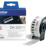 LABEL ETIKET BROTHER DK-22211 29MMX15.24M WIT