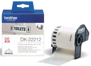 LABEL ETIKET BROTHER DK-22212 62MMX15.24M WIT
