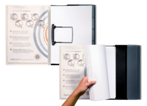 PORTFOLIOMAP JALEMA A4 + 5 TABBLADEN ZWART