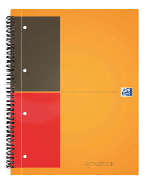 NOTITIEBOEK OXFORD INTERNAT DSP 4R A4 LIJN 80V