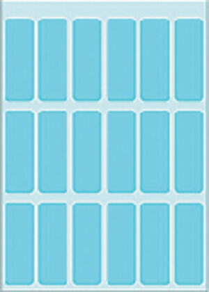 ETIKET HERMA 3653 12X34MM BLAUW 90ST