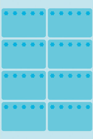 ETIKET HERMA 3773 26X40MM DIEPVRIES 48ST BLAUW