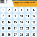 ETIKET HERMA 4124 GETAL 12MM 240ST