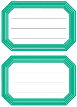ETIKET HERMA 5716 BOEK 82X55MM 12ST GN/WT LIJN