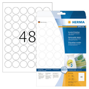 ETIKET HERMA 4387 ROND 30MM 1200ST
