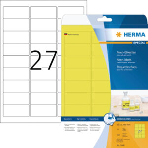 ETIKET HERMA 5140 63.5X29.6MM GL 540ST