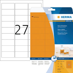 ETIKET HERMA 5141 63.5X29.6MM 540ST OR