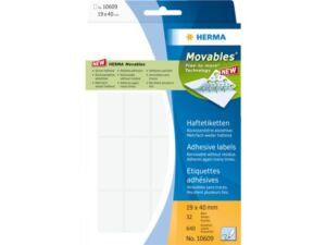 ETIKET HERMA MOVABLE 10609 19X40MM 640ST