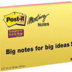 MEMOBLOK POST-IT 6845 203X101MM SS ASS