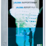 RAPPORTENMAP JALEMASTRIP EN DEKPLAATJE GRIJS