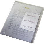 COMBIFILE LEITZ SORTEERMAP A4 PP TRANSPARANT