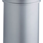 PAPIERBAK+VLAMDOVER VEPABINS 15L RND 25.5CM GRIJS