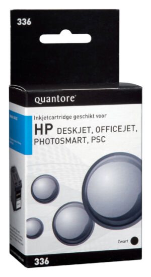 INKCARTRIDGE QUANTORE HP 336 C9362EE ZWART