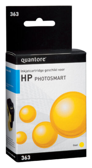 INKCARTRIDGE QUANTORE HP 363 C8773EE GEEL