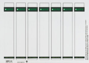 RUGETIKET LEITZ 1681 PRINTBAAR 31X190MM KARTON