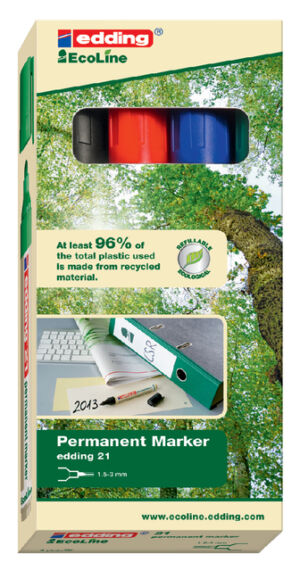 VILTSTIFT EDDING 21 ECO ROND 1.5-3MM ASS