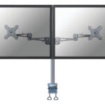 MONITORARM NEOMOUNTS D935D 10-27" KLEM ZILVER