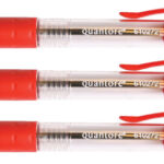 BALPEN QUANTORE RUBBEREN GRIP DRUKKNOP ROOD