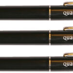 BALPEN QUANTORE DRUKKNOP EN METALEN CLIP ZWART