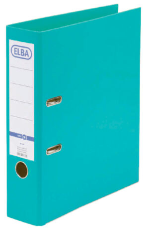 ORDNER ELBA SMART A4 80MM PP TURQUOISE