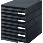 LADENBOX STYROVAL 10LDN ZWART OPEN