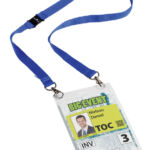 BADGE DURABLE EVENT MET KOORD A6 DONKERBLAUW