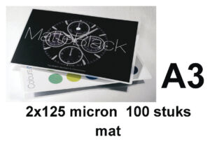 LAMINEERHOES GBC A3 2X125MICRON MAT