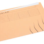 VOUWMAP SECOLOR A4 ONGELIJK CHAMOIS