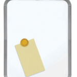 WHITEBOARD NOBO SLIM LINE 22X28CM WIT GELAKT