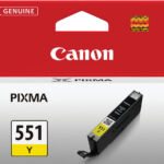 INKCARTRIDGE CANON CLI-551 GEEL
