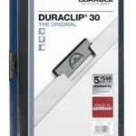KLEMMAP DURABLE 2200 A4 PL/TR 3MM NACHTBLAUW
