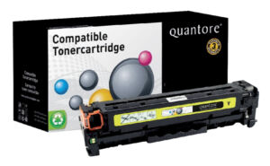 TONERCARTRIDGE QUANTORE HP CE412A 2.6K GEEL