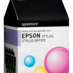 INKCARTRIDGE QUANTORE EPS T128540 ZWART 3 KLEUREN