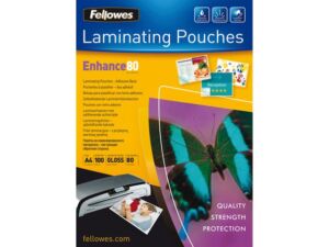 LAMINEERHOES FELLOWES ZELFKLEVEND A4 2X80MICRON