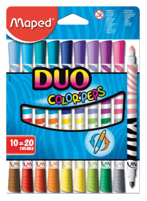 VILTSTIFT MAPED COLOR'PEPS DUO KARTON OPHANGDS ASS