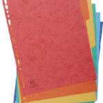 TABBLAD EXACOMPTA A4 6DELIG GLANSKARTON