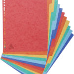 TABBLAD EXACOMPTA A4 12DELIG GLANSKARTON