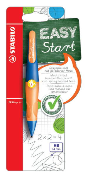 VULPOTLOOD STABILO EASYERGO 1.4MM LINKS BL/NEON OR