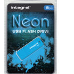 USB-STICK INTEGRAL FD 16GB NEON BLAUW