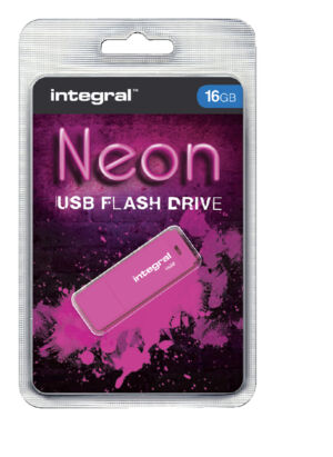 USB-STICK INTEGRAL FD 16GB NEON ROZE