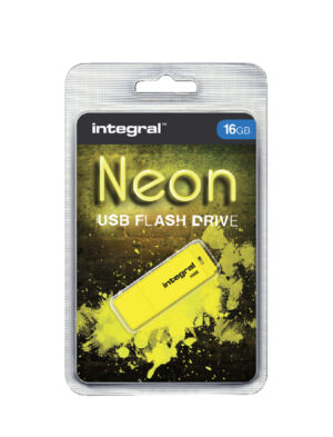 USB-STICK INTEGRAL FD 16GB NEON GEEL