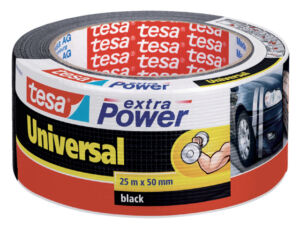 PLAKBAND TESA UNIVERSAL EXTRA POWER 50MMX25M ZWART