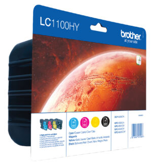 INKCARTRIDGE BROTHER LC-1100 HC ZWART 3 KLEUREN