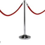 KOORD AFZETPAAL SECURIT CHROME 150CM ROOD